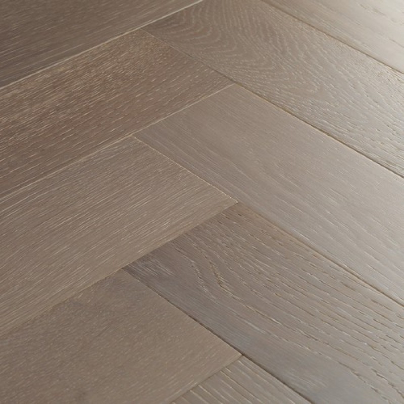 Woodpecker Goodrich Feather Oak Engineered Herringbone Flooring